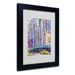 Trademark Fine Art 11" x 14" Acrylic Radio City Music Hall, Black Frame