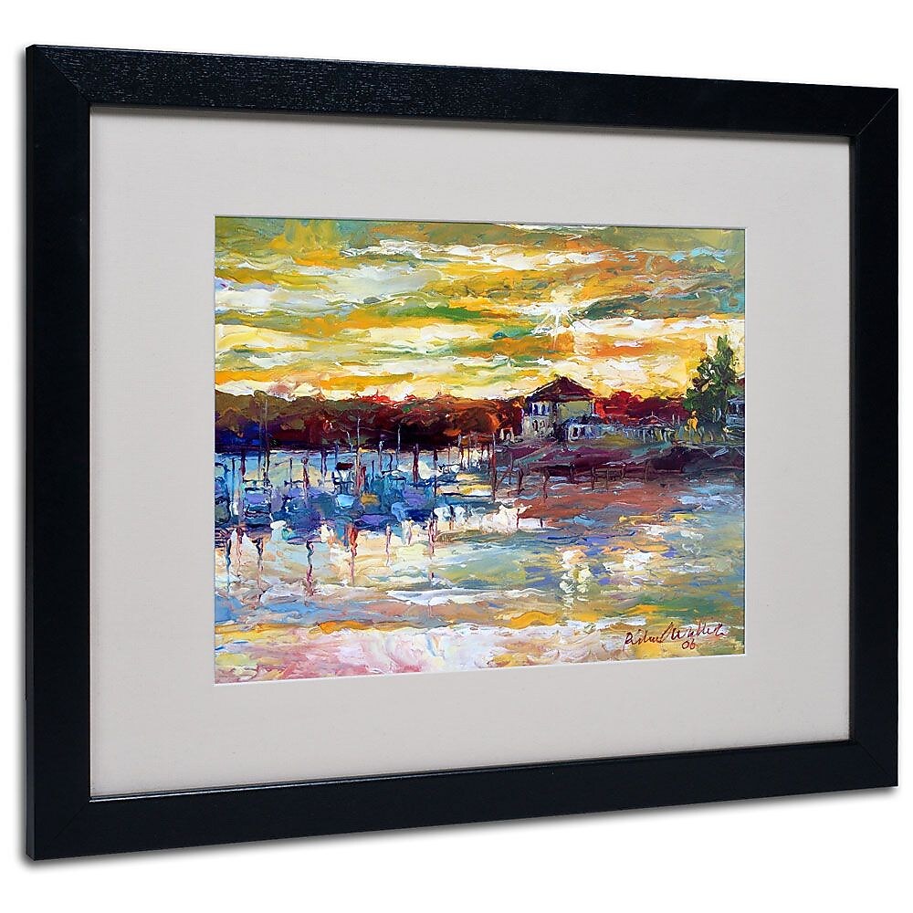 Trademark Fine Art 16" x 20" Acrylic Saco 10, Black