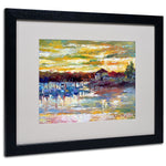 Trademark Fine Art 16" x 20" Acrylic Saco 10, Black