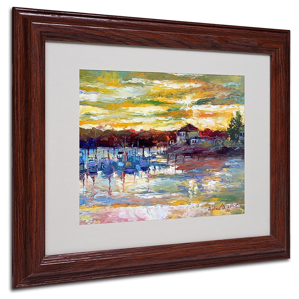 Trademark Fine Art 11" x 14" Acrylic Saco 10, Wood Frame