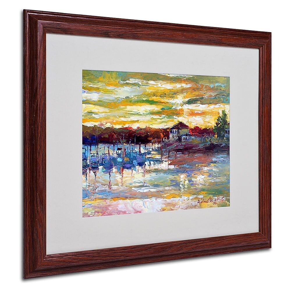 Trademark Fine Art 16" x 20" Acrylic Saco 10, Wood