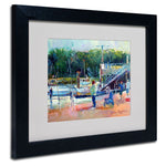 Trademark Fine Art 11" x 14" Acrylic Saco, Black Frame