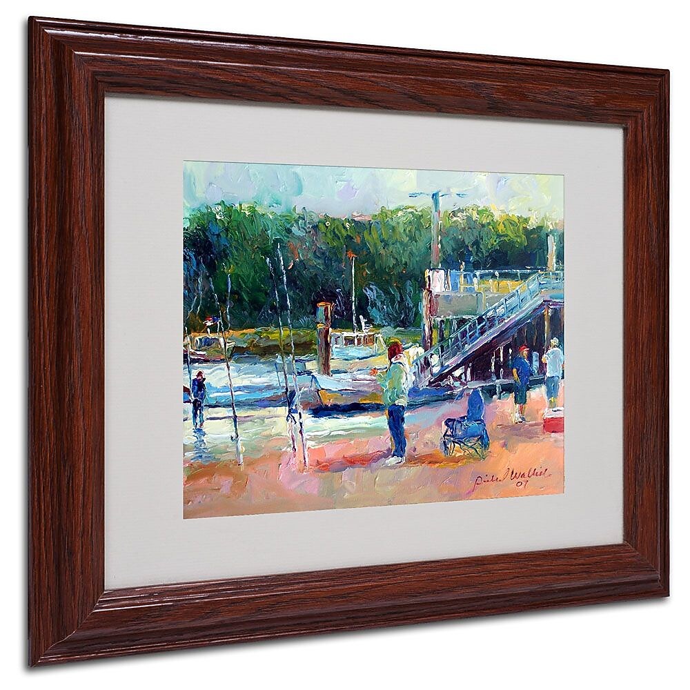 Trademark Fine Art 11" x 14" Acrylic Saco, Dark Frame