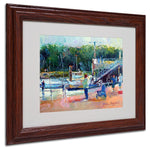 Trademark Fine Art 11" x 14" Acrylic Saco, Dark Frame