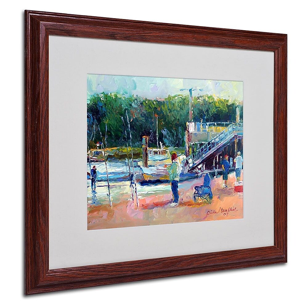 Trademark Fine Art 16" x 20" Acrylic Saco, Dark Wood