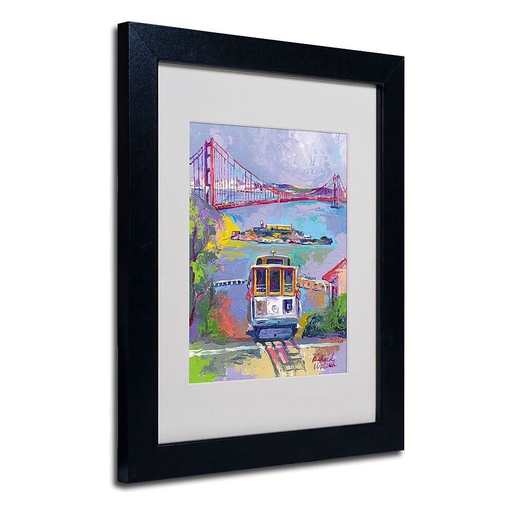 Trademark Fine Art 14" x 11" Acrylic San Francisco 2 , Black