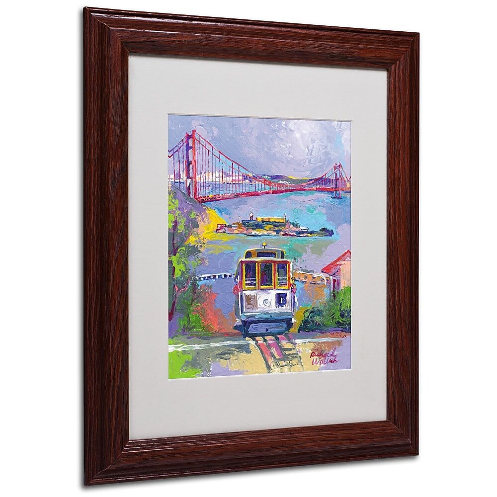 Trademark Fine Art 14" x 11" Acrylic San Francisco 2 , Wood