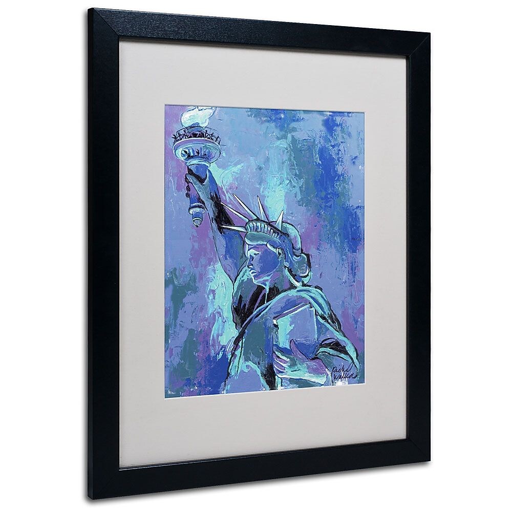 Trademark Fine Art 16" x 20" Acrylic Fine Art, Black