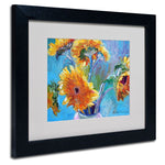 Trademark Fine Art 11" x 14" Acrylic Sun 5, Black Frame