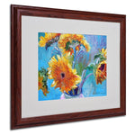 Trademark Fine Art 16" x 20" Acrylic Sun 5, Wood Frame
