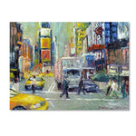 Trademark Fine Art 14" x 19" Wooden Frame Times Square