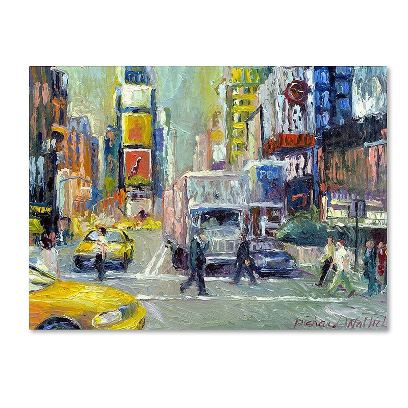 Trademark Fine Art 14" x 19" Wooden Frame Times Square
