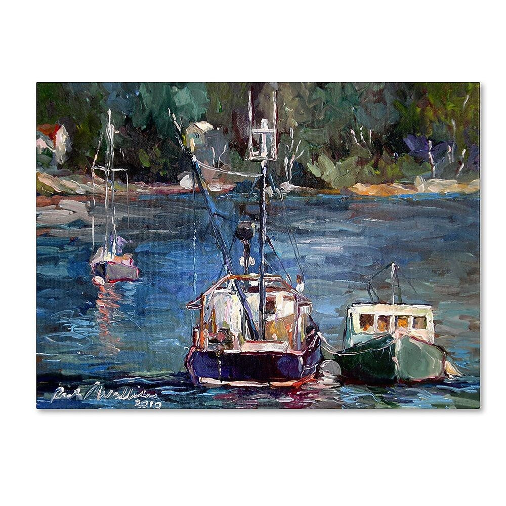 Trademark Fine Art 14" x 19" Wooden Frame Waiting to Ride