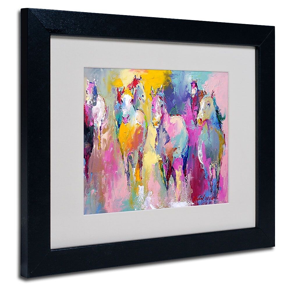 Trademark Fine Art 11" x 14" Acrylic Wild, Black