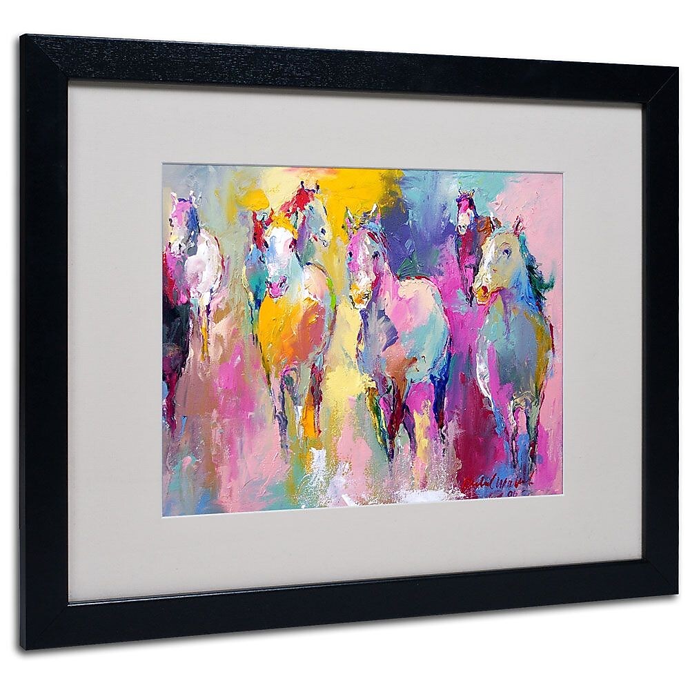Trademark Fine Art 16" x 20" Acrylic Wild, Black Frame