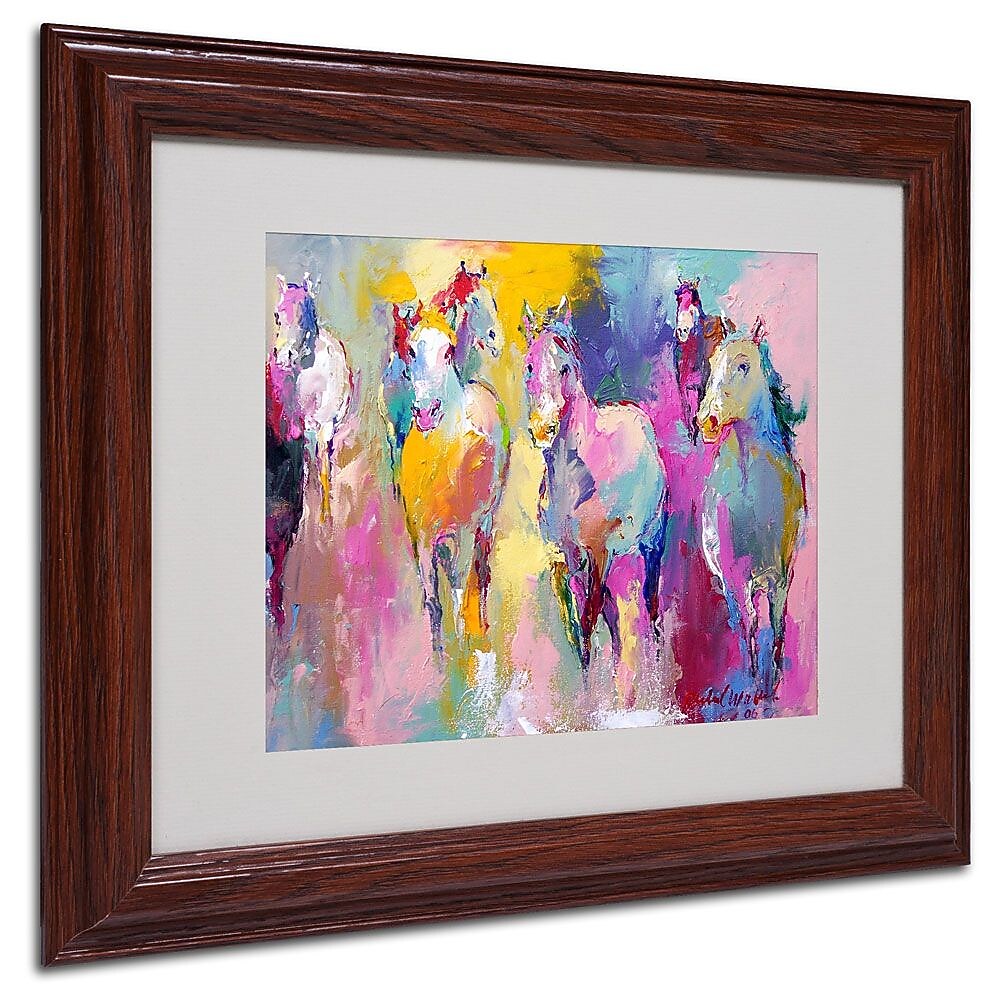 Trademark Fine Art 11" x 14" Acrylic Wild, Wood