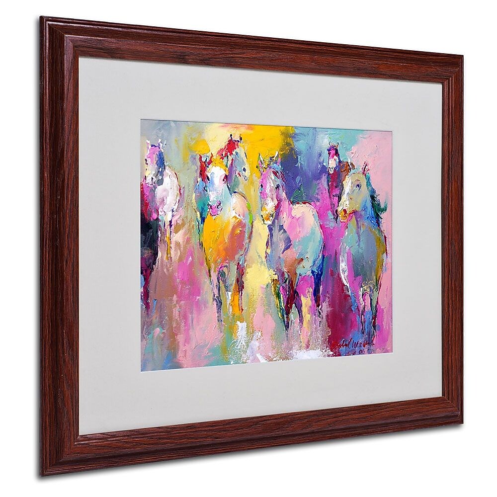 Trademark Fine Art 16" x 20" Acrylic Wild, Wood Frame