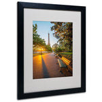 Trademark Fine Art 20" x 16" Canvas Crazy Morning Light Paris, Black Frame