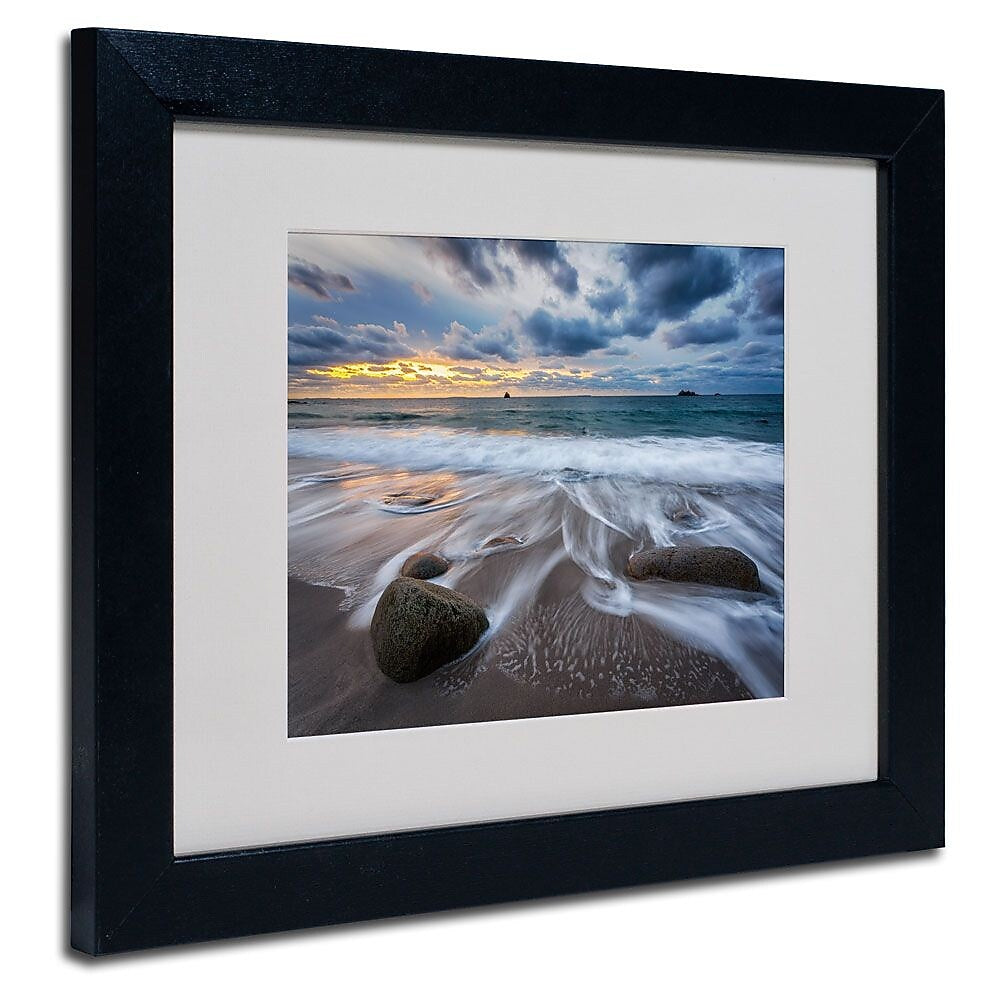 Trademark Fine Art 11" x 14" Acrylic The Song of Water, Black Frame