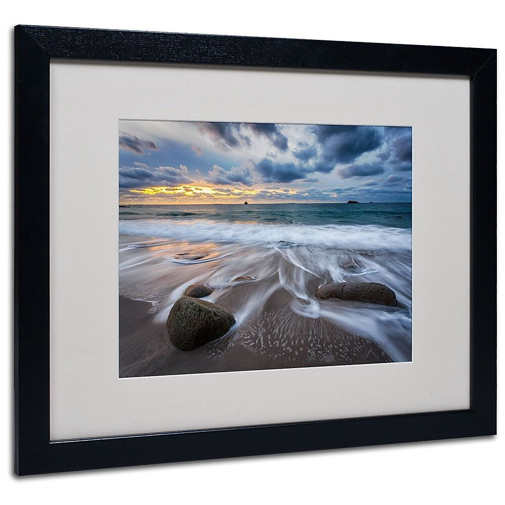 Trademark Fine Art 16" x 20" Canvas The Song of Water, Black Frame