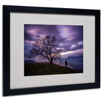 Trademark Fine Art 16" x 20" Acrylic The Tree of Love Grenoble, Black Frame