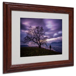 Trademark Fine Art 11" x 14" Acrylic The Tree of Love Grenoble, Wood Frame
