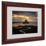 Trademark Fine Art 11" x 14" Acrylic Welcome to The Hell Artwork, Wood Frame