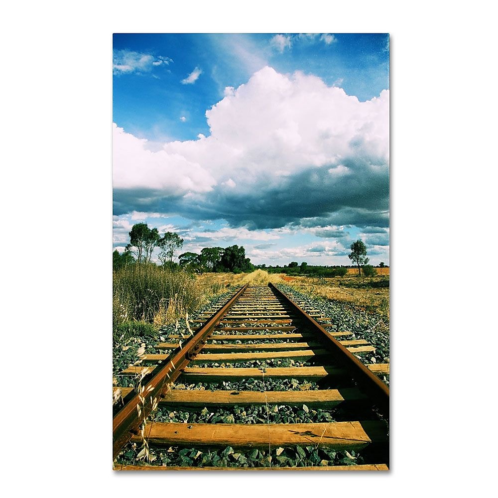 Trademark Fine Art 47" x 30" Wooden Frame Where The Journey Ends