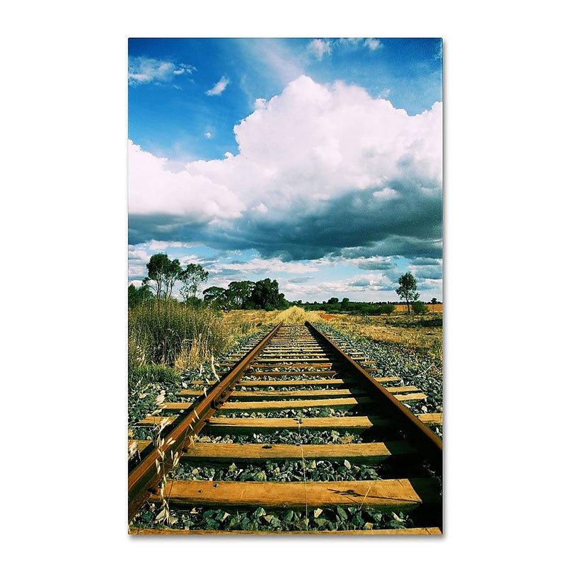 Trademark Fine Art 47" x 30" Wooden Frame Where The Journey Ends