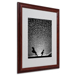 Trademark Fine Art 20" x 16" Acrylic Big World Little, Wood Frame