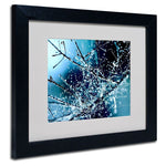 Trademark Fine Art 11" x 14" Acrylic Blue Rhapsody Artwork, Black Frame