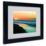 Trademark Fine Art 11" x 14" Acrylic Good Morning, Black Frame