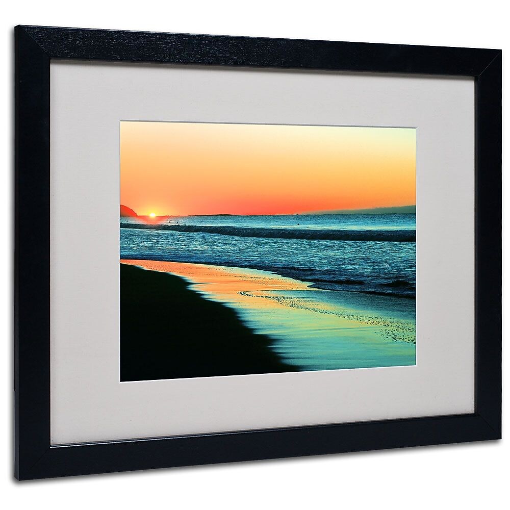 Trademark Fine Art 16" x 20" Acrylic Good Morning, Black Frame