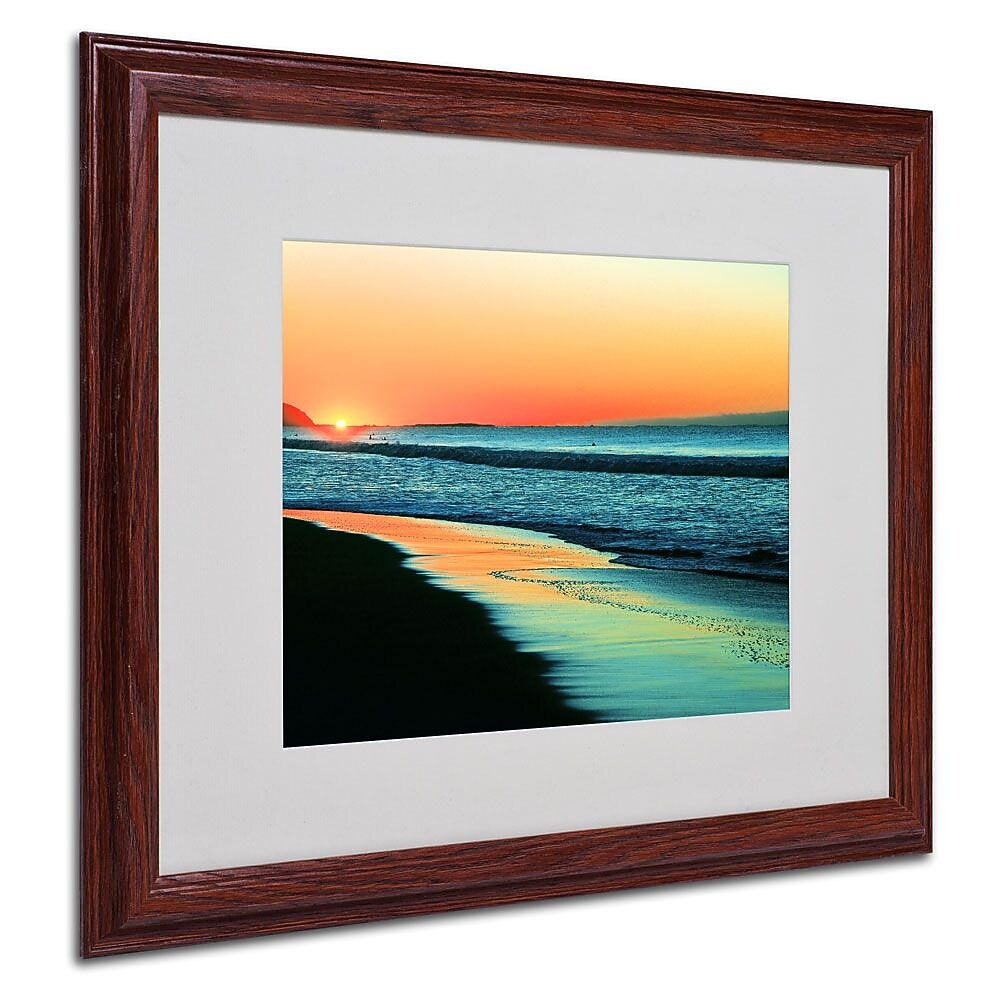 Trademark Fine Art 16" x 20" Acrylic Good Morning, Wood Frame