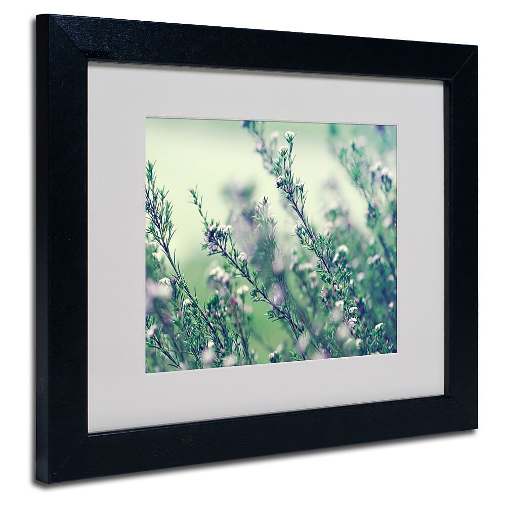 Trademark Fine Art 11" x 14" Acrylic Memories of Summer, Black Frame