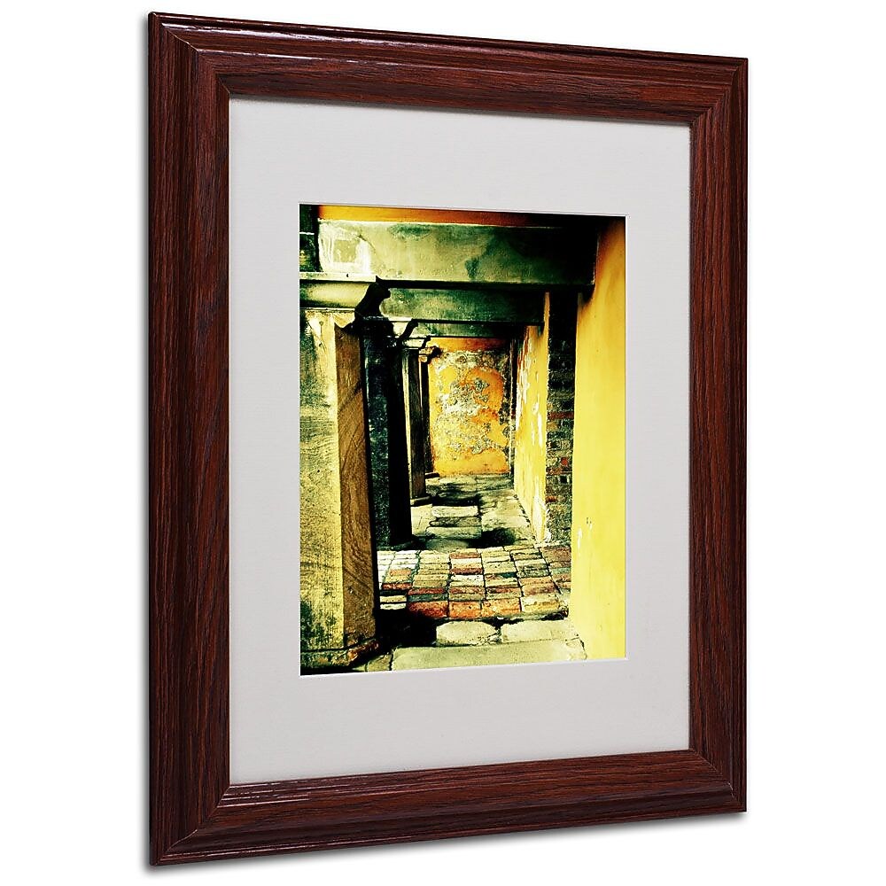 Trademark Fine Art 14" x 11" Acrylic Moments in Time, Wood Frame
