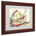 Trademark Fine Art 11" x 14" Acrylic Summer Melody, Wood Frame
