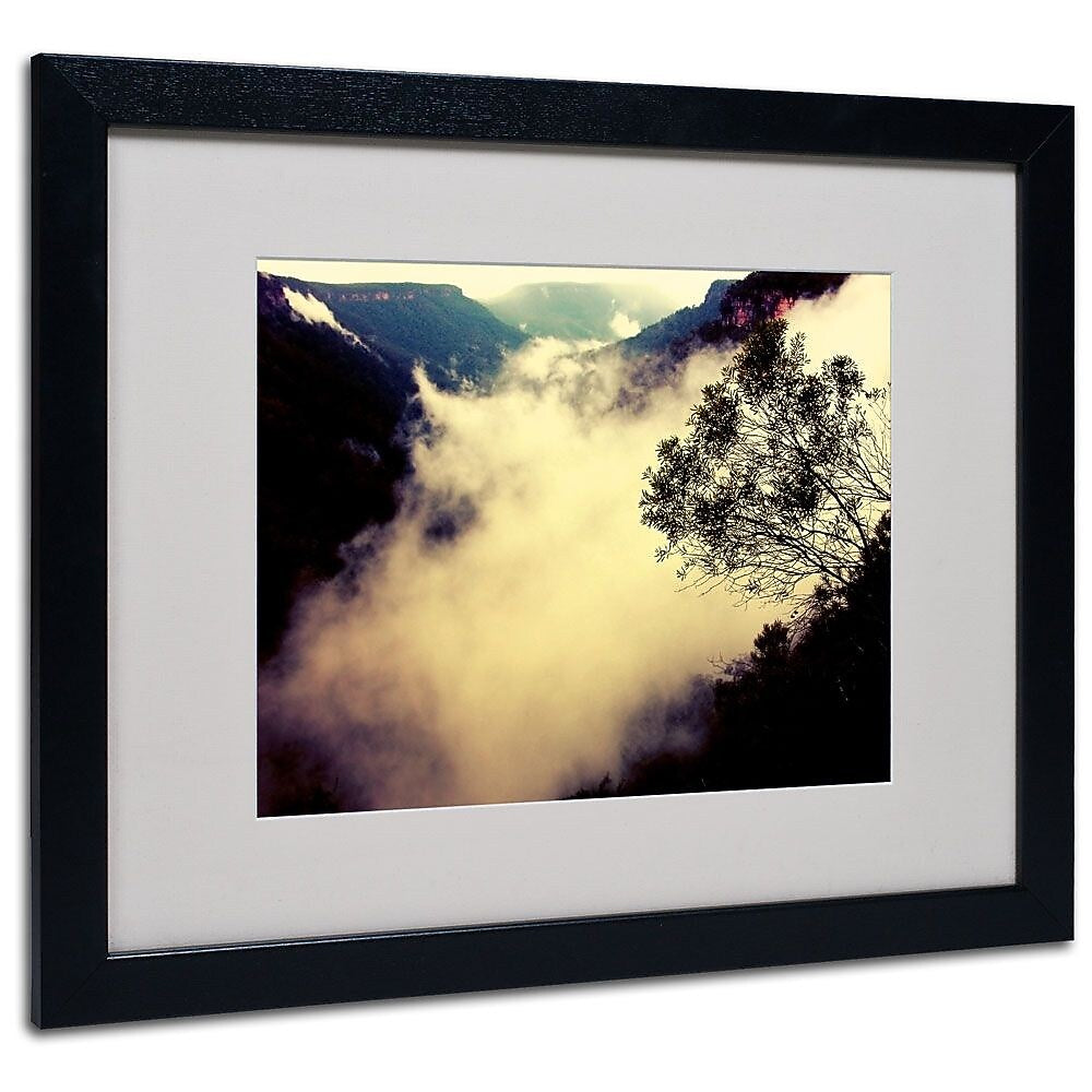 Trademark Fine Art 16" x 20" Acrylic Valley of Light, Black Frame