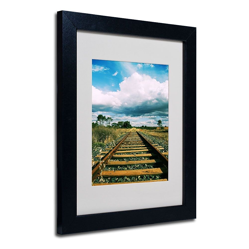 Trademark Fine Art 14" x 11" Acrylic The Journey Ends, Black Frame