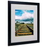 Trademark Fine Art 16" x 20" Acrylic Journey Ends, Black Frame