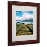 Trademark Fine Art 14" x 11" Acrylic The Journey Ends, Wood Frame