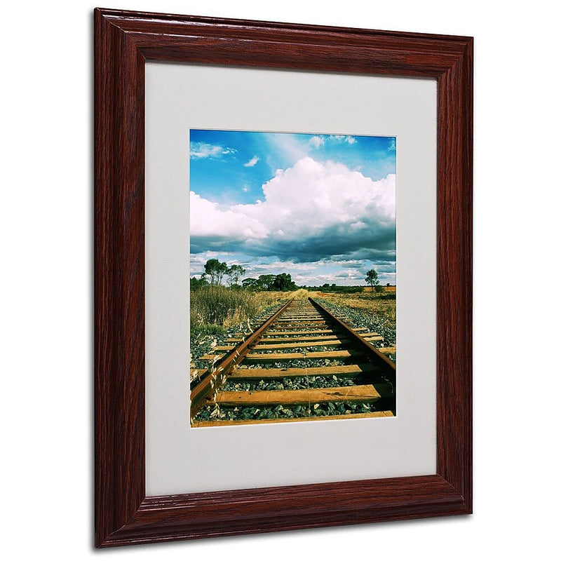 Trademark Fine Art 14" x 11" Acrylic The Journey Ends, Wood Frame