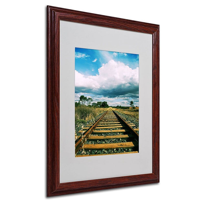Trademark Fine Art 16" x 20" Acrylic Journey Ends, Wood Frame