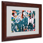 Trademark Fine Art 11" x 14" Acrylic Yesterday's News, Wood Frame