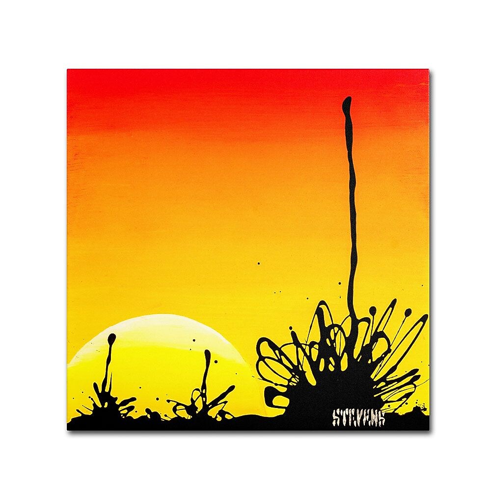 Trademark Fine Art 24" x 24" Wooden Frame Century Sunset Artwork