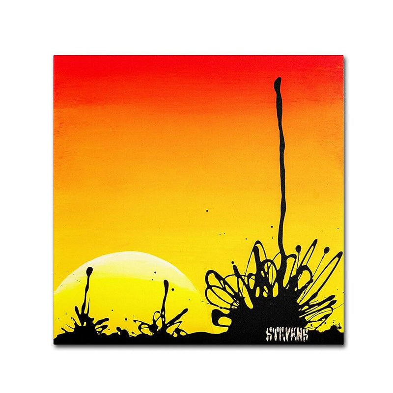 Trademark Fine Art 24" x 24" Wooden Frame Century Sunset Artwork