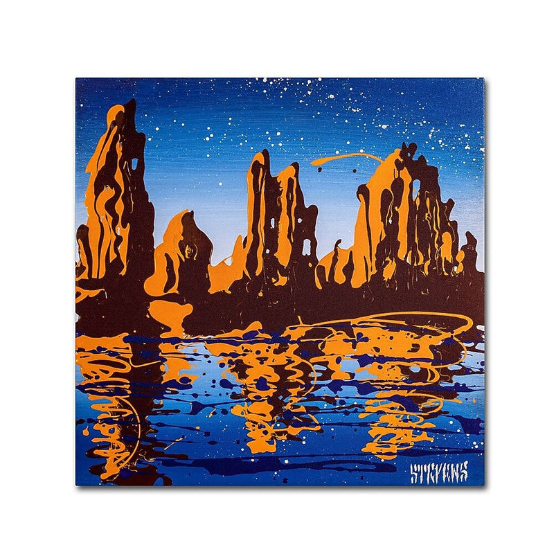 Trademark Fine Art 24" x 24" Wooden Frame Lake Powell 02 Artwork