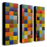Trademark Fine Art 12" x 32" Wooden Frame Gallery-Wrapped Canvas Art, Set/3