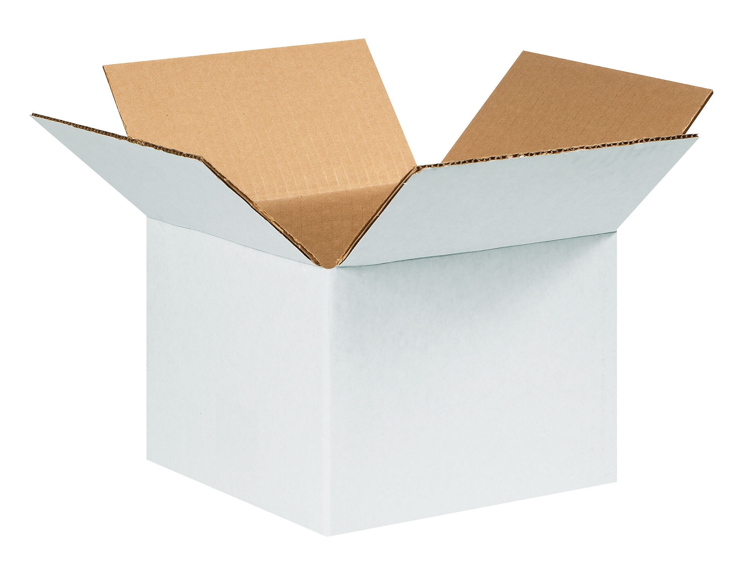 06" x 6" x 4" Shipping Box, 200#/ECT, 25/Bundle (664W)