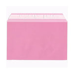 JAM Paper Cellophane Envelopewith Self-Adhesive Closure, 5.4375 x 8.625, Light Red, 100/Pack (2783144)